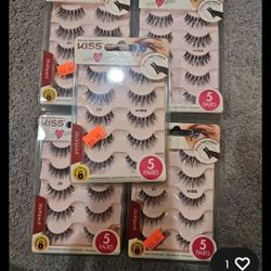 Kiss Lashes Lot 56728 5 For 20 20 For 60