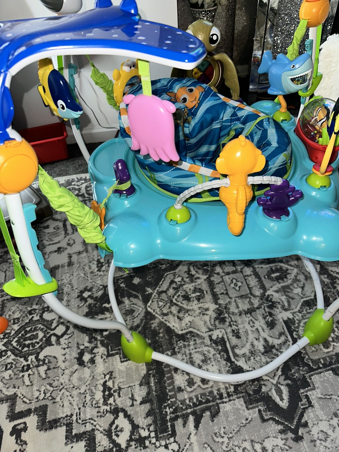 Bright Starts Disney Baby Finding Nemo Sea of Activities Baby Activity Center Jumper