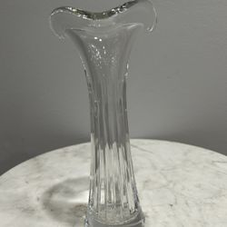 Waterford  RARE retired clear crystal vase
