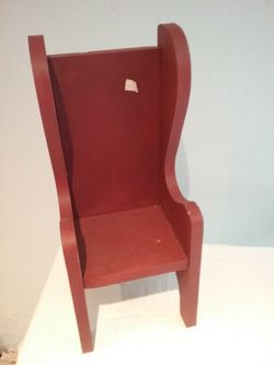 Brown doll or plant chair