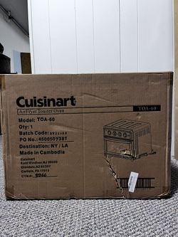 Brand New Cuisinart Toaster Oven-Air fryer