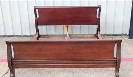 Solid Wood King Size Bed Frame