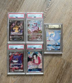 Pokemon and One Piece slabs