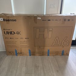 75’ Hisense Google Tv 
