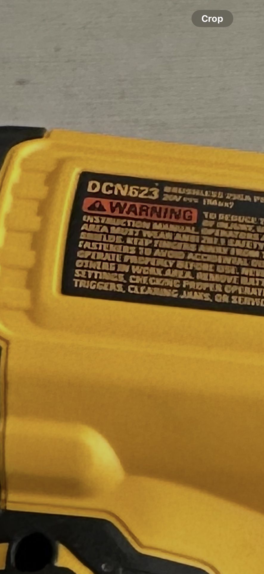 Dewalt DCN623 23G Pin Nail 
