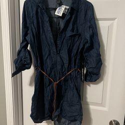 Cute Demin Mini Dress NWT