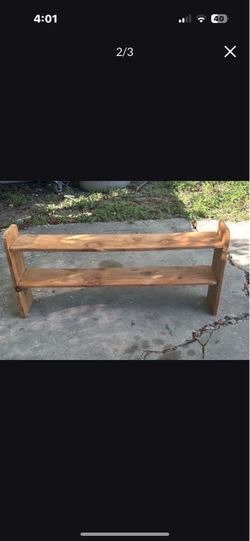 Rustic Wooden Shelf