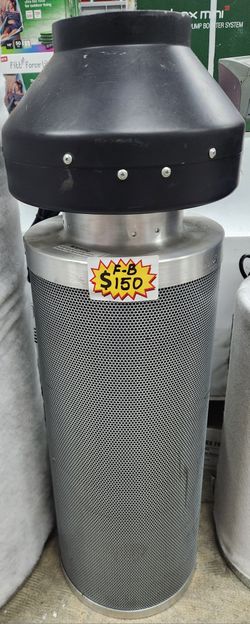 Hurricane 6" Duct Fan W/ New Mountain Air Filter