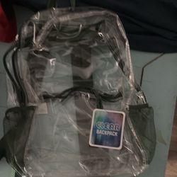 Clear Green Backpack