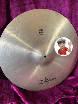 🔥 Zildjian 20” PING Ride Cymbal Drum Set Drums