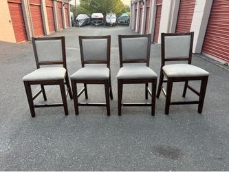 Four high chairs