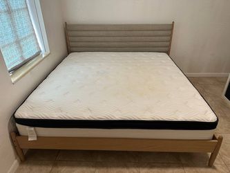 King Size Bed Frame + Mattress