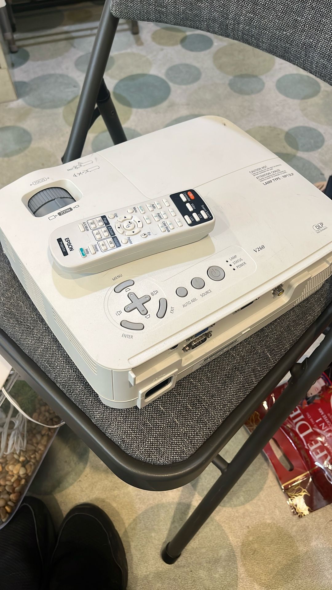 NEC NP-V260 Projector with Remote – Works Great!