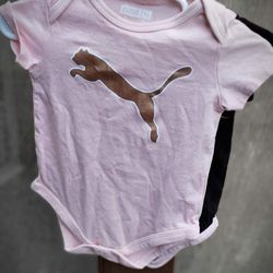 Puma Girls Onesies 4 “pack” 