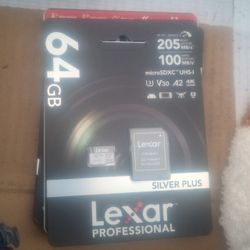 64gb Micro Sd Card By Lexar