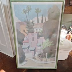 FRAMED ART PRINT "GRACIOSA" BY BUFFETT