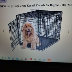 New Large Cage, Crate, Kennel For Dog / Pet