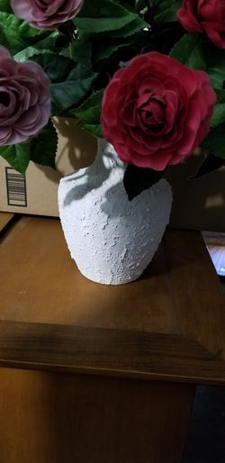 White vase