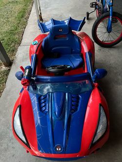Spiderman electric Ride on car