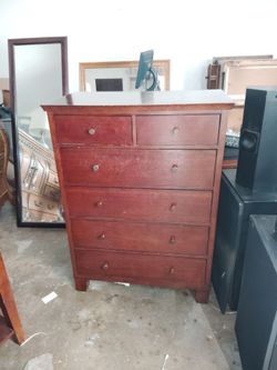 Really nice dresser for the kids room or your slight scuff as pictured heavy duty wood construction $99