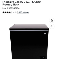 Brand new deep freezer