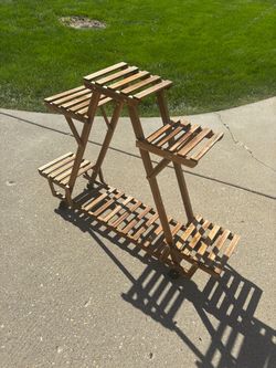 3-Tier Wooden Plant Stand