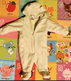 3-6 Month Baby Hooded Jumpsuit