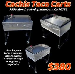 Plancha De 36” | Plancha De Fierro | Patas Desmontable | Incluye Manguera Y Regulador