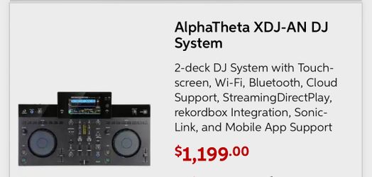 ALPHATHETA XDJ-AN Controller