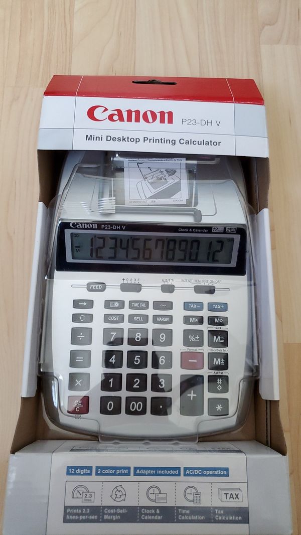 Canon mini desktop printing calculator for sale in chatsworth ca offerup