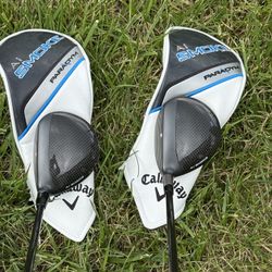 CALLAWAY GOLF Paradym Ai Smoke TRIPLE DIAMOND 3 & 5 Fairway Wood Stiff 
