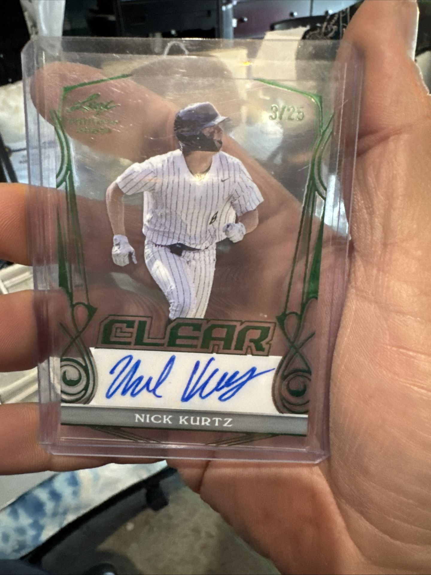 2023 Leaf Trinity Bronze Nick Kurtz 直筆サイン 22/99 Auto MLB 大