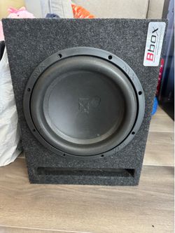 NVX 10” sub and box