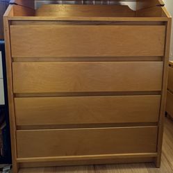Wood Dresser / Changing Table 