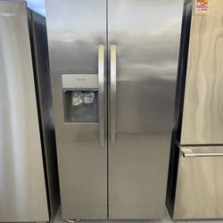 Frigidaire 33 in. 22.3 cu. ft. Standard Depth Side by Side Refrigerator in Stainless Steel