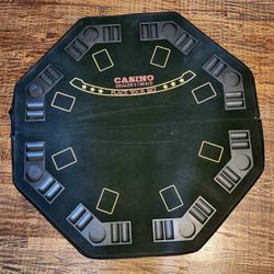 Folding 8-Player Casino Poker Tabletop