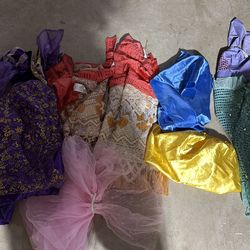 Small girl dress up princess dresses