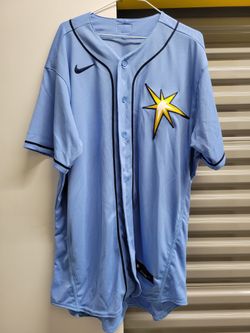Nike Authentic Tampa Bay Rays Blank Jersey Size 50 New Without Tags 