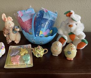 Easter Decorations Decor Bundle - 11 Pieces 