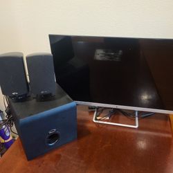 Monitor An Speaker Connection 