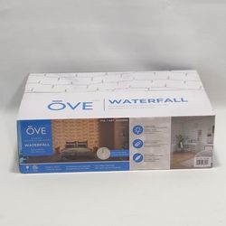 OVE Waterfall Curtain String Lights 1200 LED Bulbs with Remote Control
