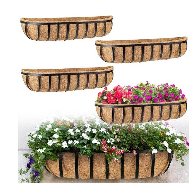 Flowers Outdoor Basket