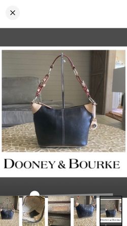 Dooney & Bourke Pebbled Black ‘All Weather Leather’ Shoulder Bag