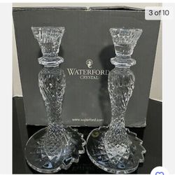 Sea Jewel Waterford candlesticks