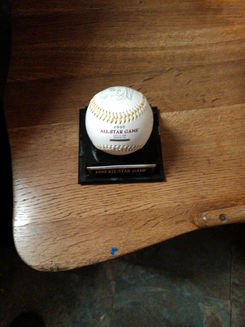 1999 ALL-STAR GAME BASEBALL SIGNED 