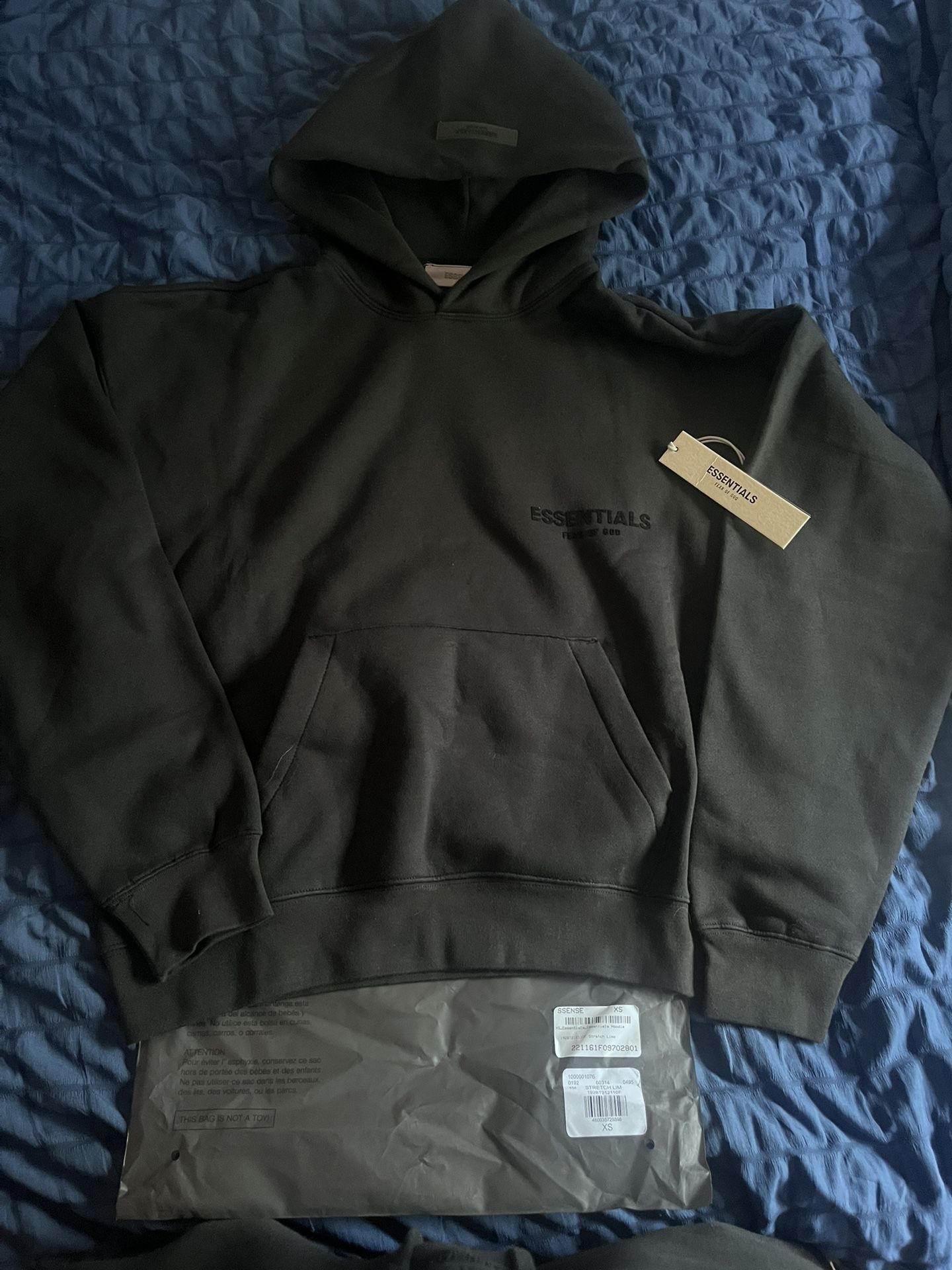Essentials FOG Hoodie Stretch Limo