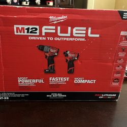 Milwaukee M12 Fuel 2-Tool Combo Kit 