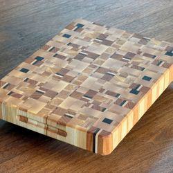Mosaic End Grain Cutting Board