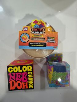 Squishy Dumpling Crazy Fun And Needoh Change Color And Gummygomdrops PPNC