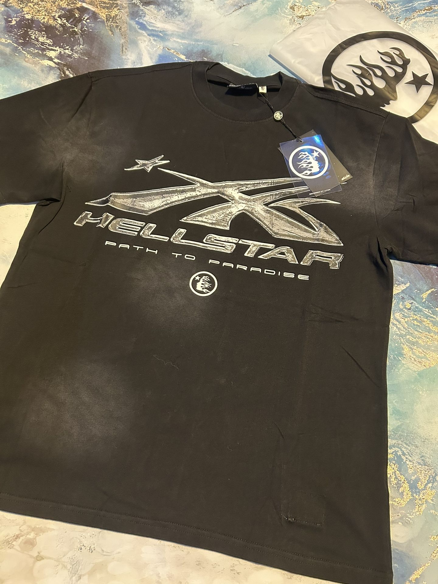 Hellstar Black T Shirt Size(M)